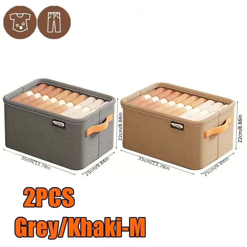 Thicken Clothes Organizer - Pants, Sweater and Jeans Storage Box for Wardrobe Drawers and Cabinets