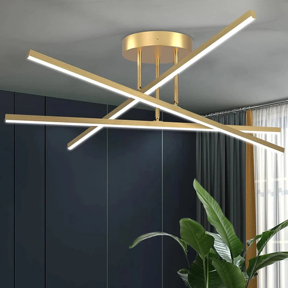 Nordic Modern LED Ceiling Lamp Chandelier for Living Room Dining Room Bedroom