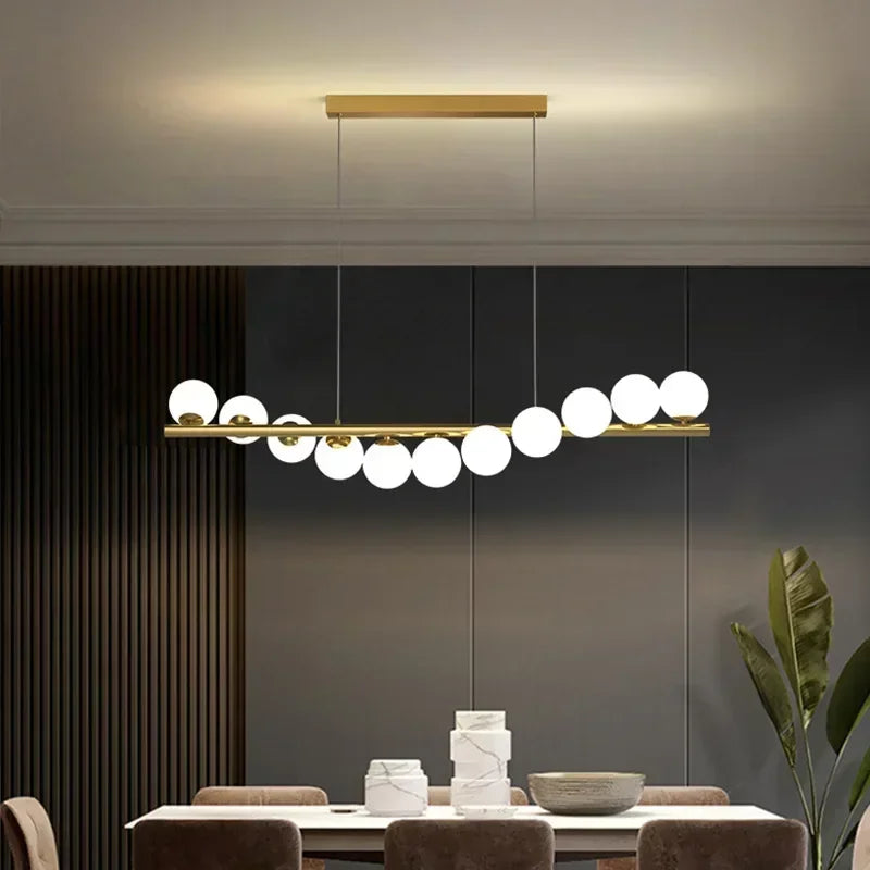 Nordic Luxury Suspension Ceiling Chandelier for Living Room, Kitchen & Office