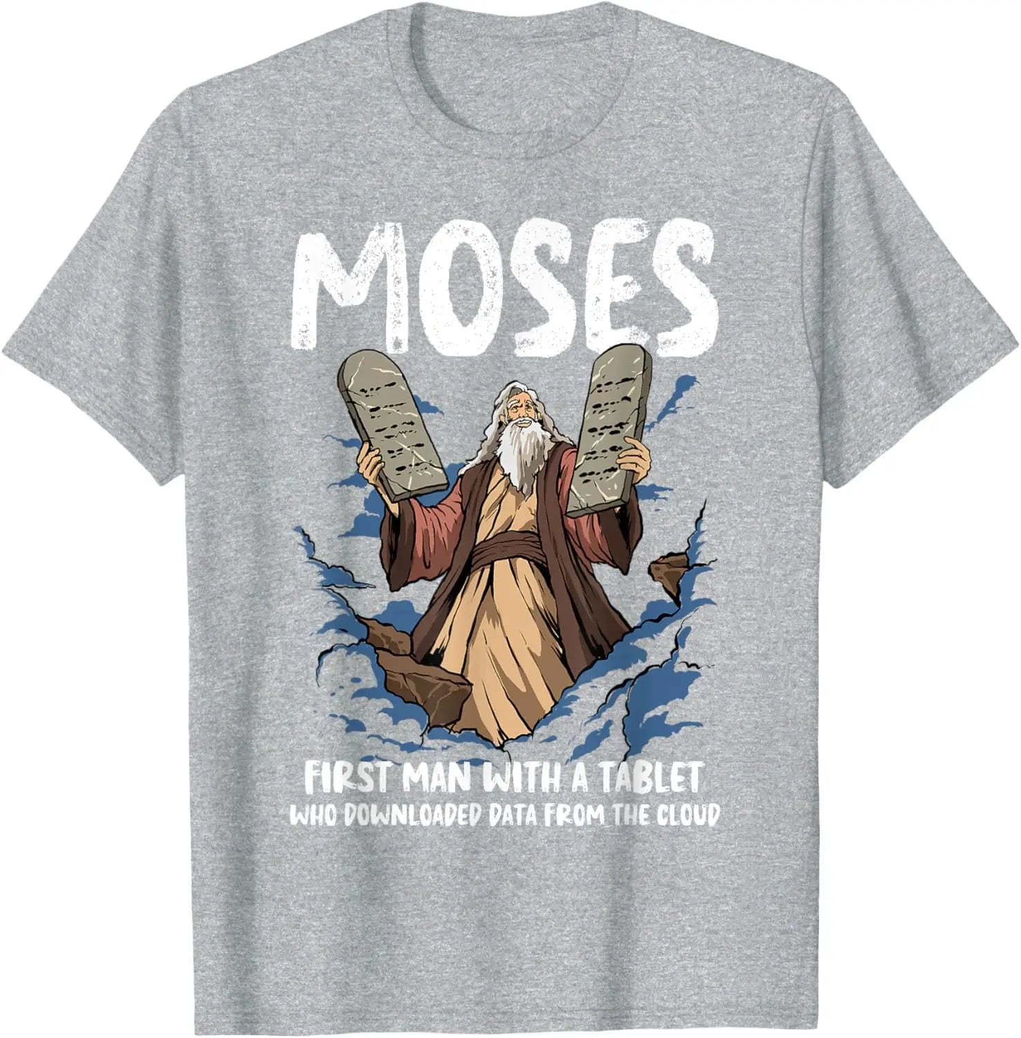 Funny Moses Shirt, Christian Humor Bible Gospel T-Shirt