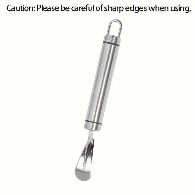 Stainless Steel Orange and Lemon Peeler - Citrus Cutter Tool with Handle for Kitchen and Restaurant Use