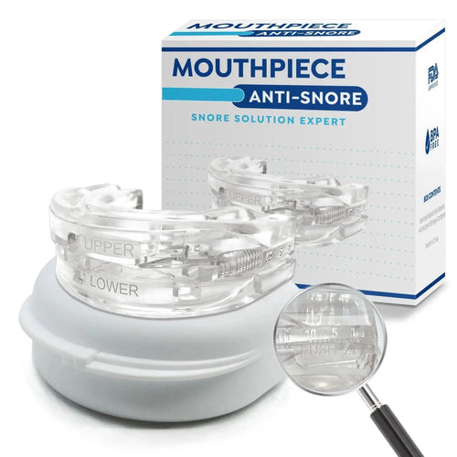 Adjustable Anti-Snoring Mouth Guard Mouthpiece for Bruxism Snoring Stopper Sleep Device Comfortable Fit