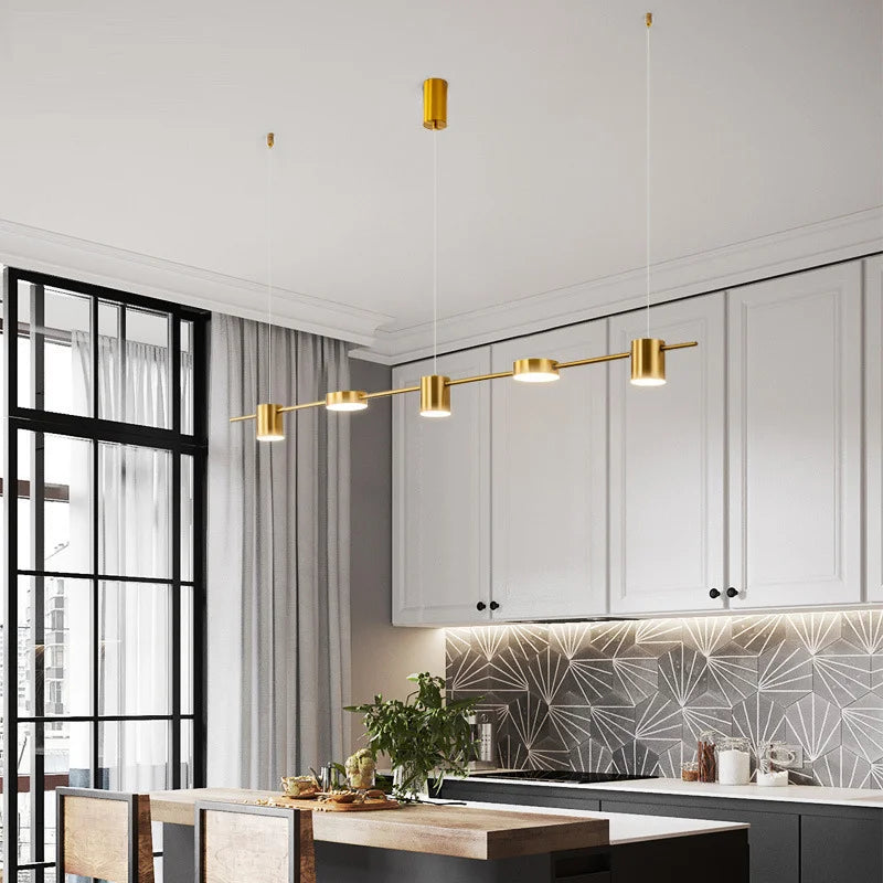 Modern Dimmable LED Ceiling Chandelier Hanging Light for Living Room, Dining Table & Kitchen