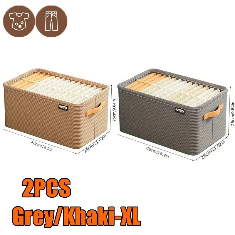 Thicken Clothes Organizer - Pants, Sweater and Jeans Storage Box for Wardrobe Drawers and Cabinets