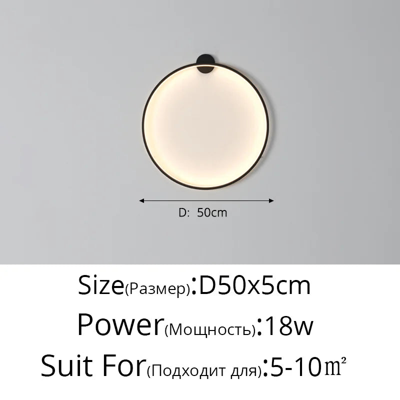 Moon LED Wall Light for Bedroom, Kids' Room, Foyer, Living Room, Coffee Bar & Hallway
