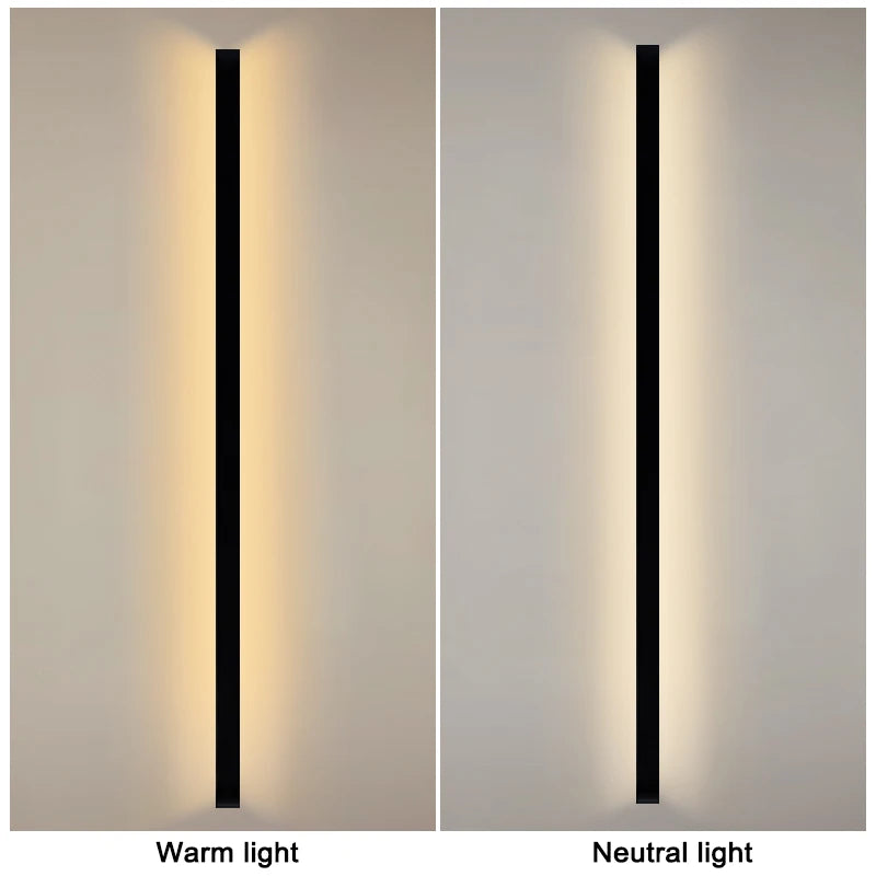 Nordic Modern Waterproof IP65 Outdoor LED Wall Washer Lamp - Aluminum Garden & Porch Light
