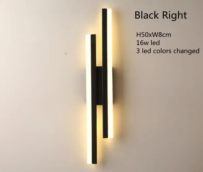LED Bedroom Wall Sconce Copper Pipe Acrylic Lampshade Indoor Lighting for Living Room & Corridor Fixture