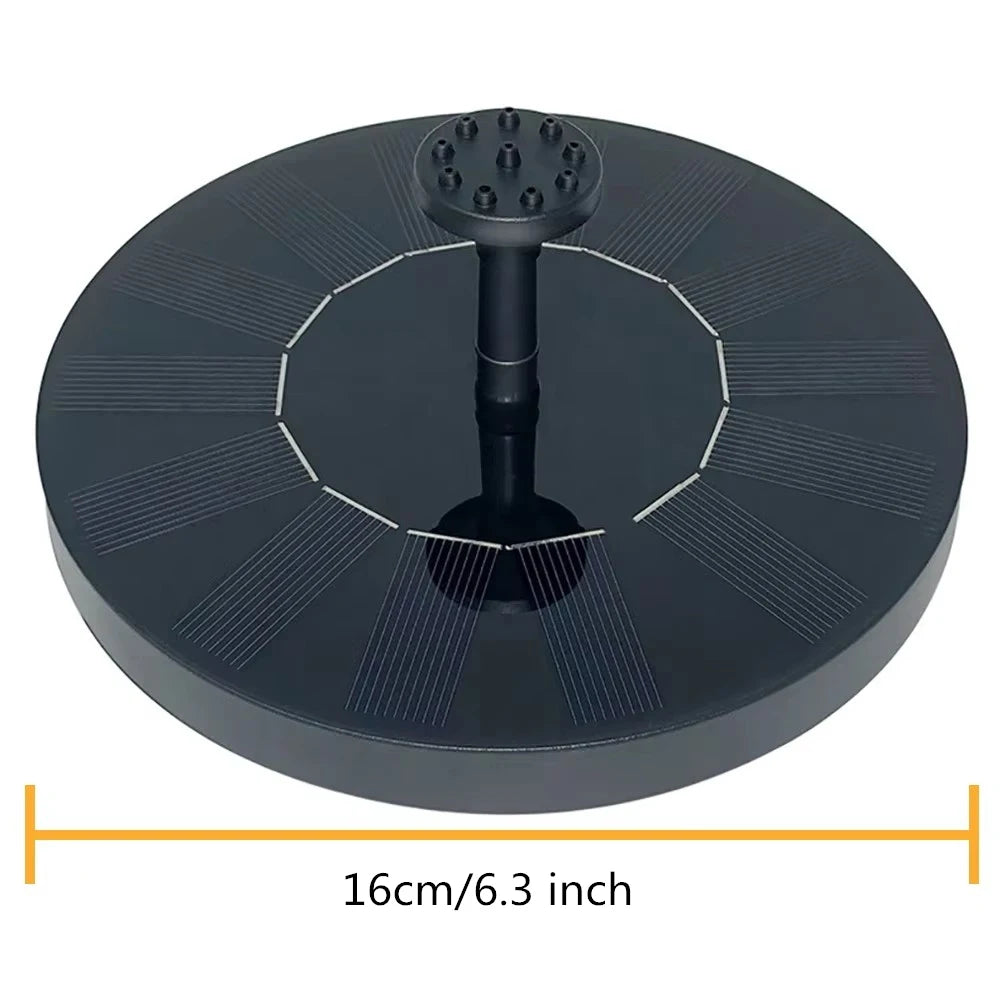 Mini Solar Water Fountain for Pool Pond Waterfall Garden Decoration Outdoor Bird Bath Floating