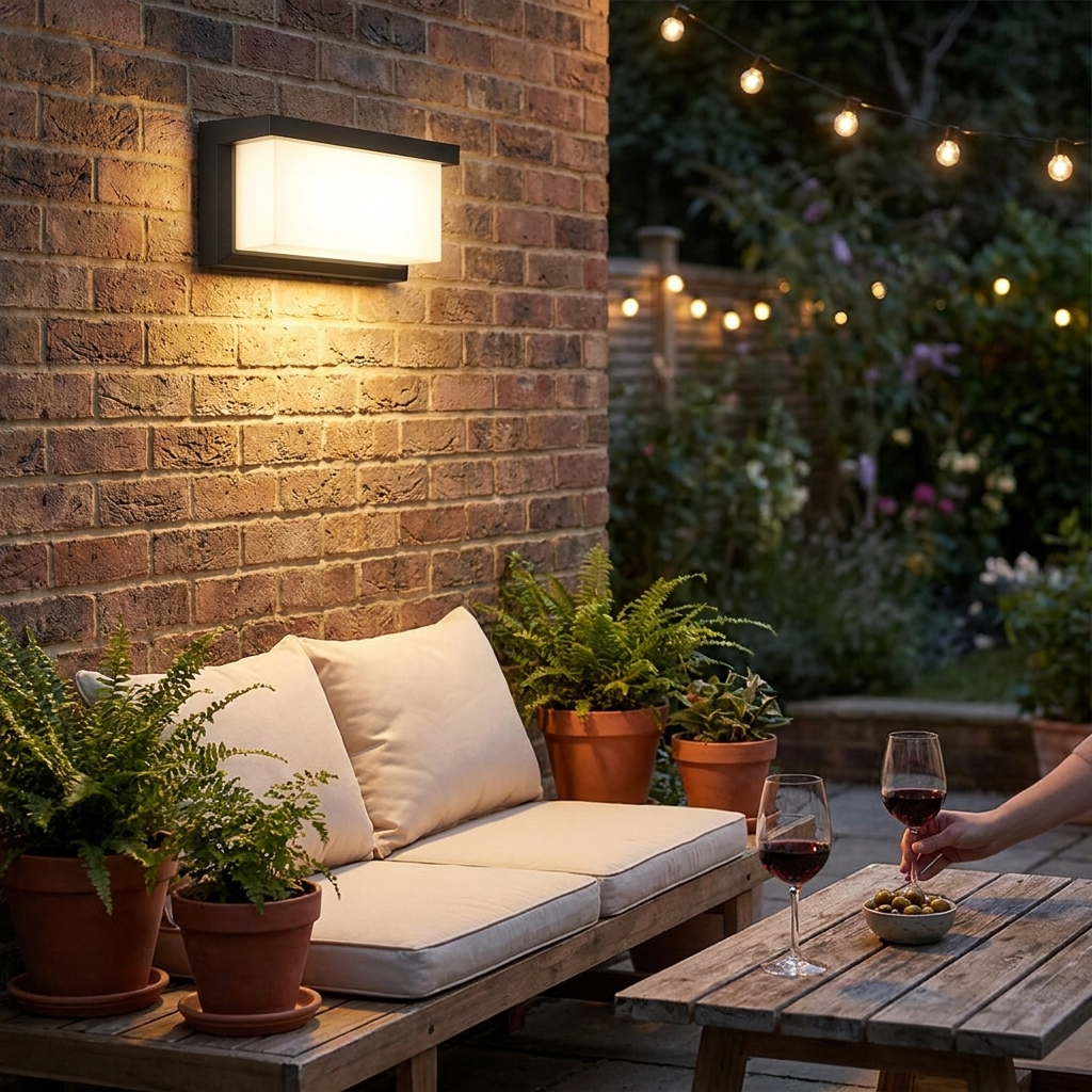Led Outdoor Wall Light Ip65 Waterproof Wall Lamp Led Outdoor Lighting Porch Lights For Balcony Home Garden Light Bedroom in use