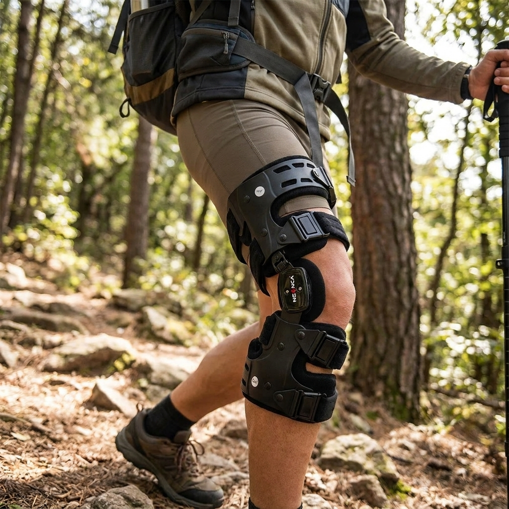 NEENCA OA Unloader Knee Brace Pain Relief & Knee Support for ACL & Meniscus Injury Joint and Patella Stability for Men and Women in use