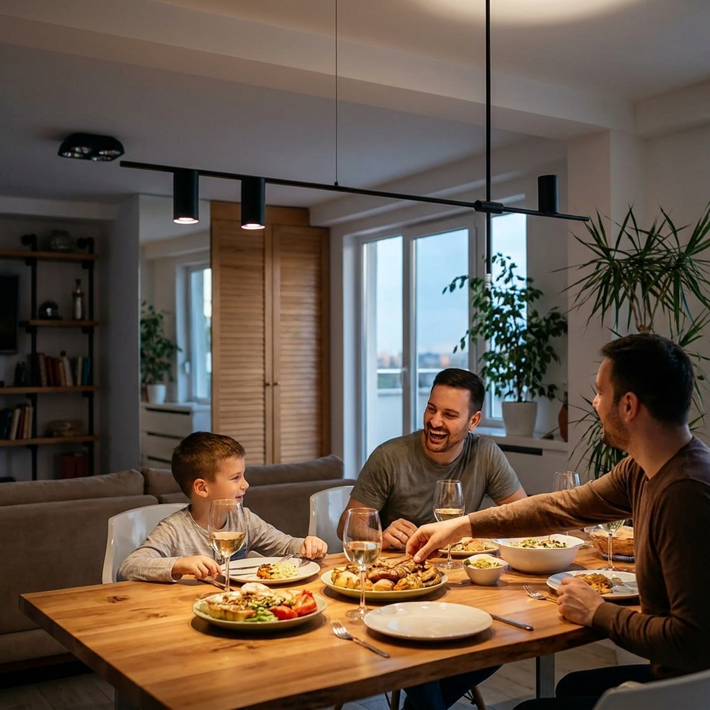 modern pendant lights chandelier Dining Room kitchen black hanging lamp Living Room bedroom bar art decoration lighting in use