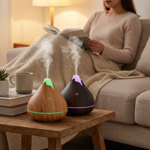 350ML Aromatherapy Essential Oil Diffuser in use